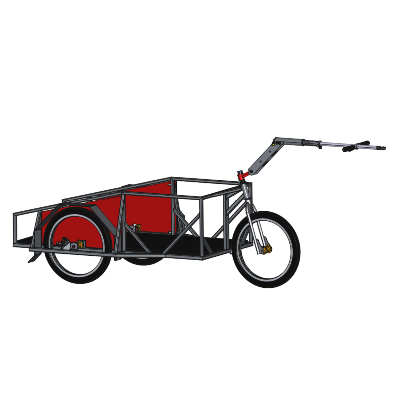 Remorque trois roues "PUMBA"