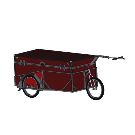 Remorque Trois Roues "PUMBA" Caisson