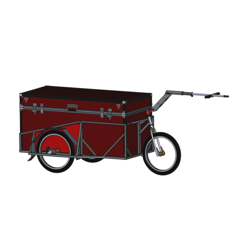 Remorque Trois Roues "PUMBA" Caisson